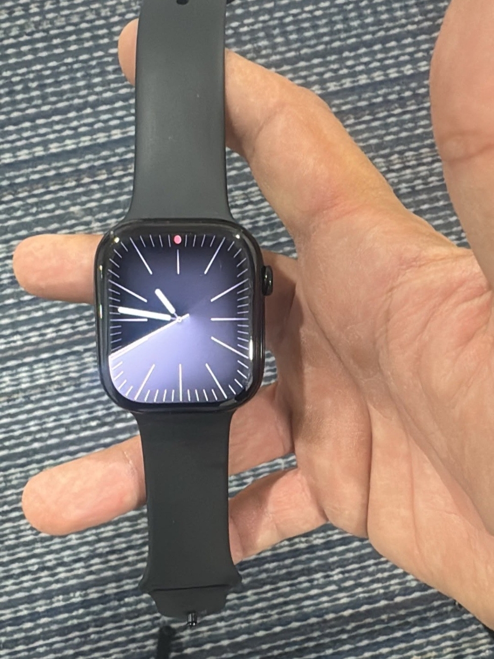 Sleek Black Apple Watch Series 11